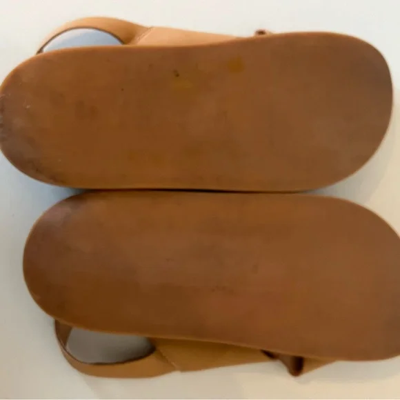 Madewell Maeva Flatform Sandal in oiled vachetta leather. Size 10 - Picture 4 of 5